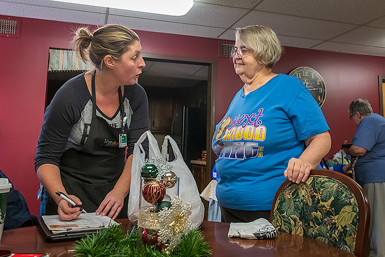 The Veggie Mobile visits Orchard Terrace in Tecumseh.