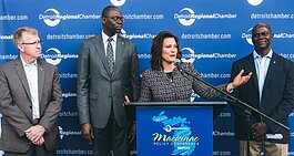 Gov. Whitmer announces the 2020 Michigan Mobility Challenge at the Mackinac Policy Conference.