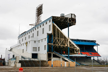 abandoned tiger stadium