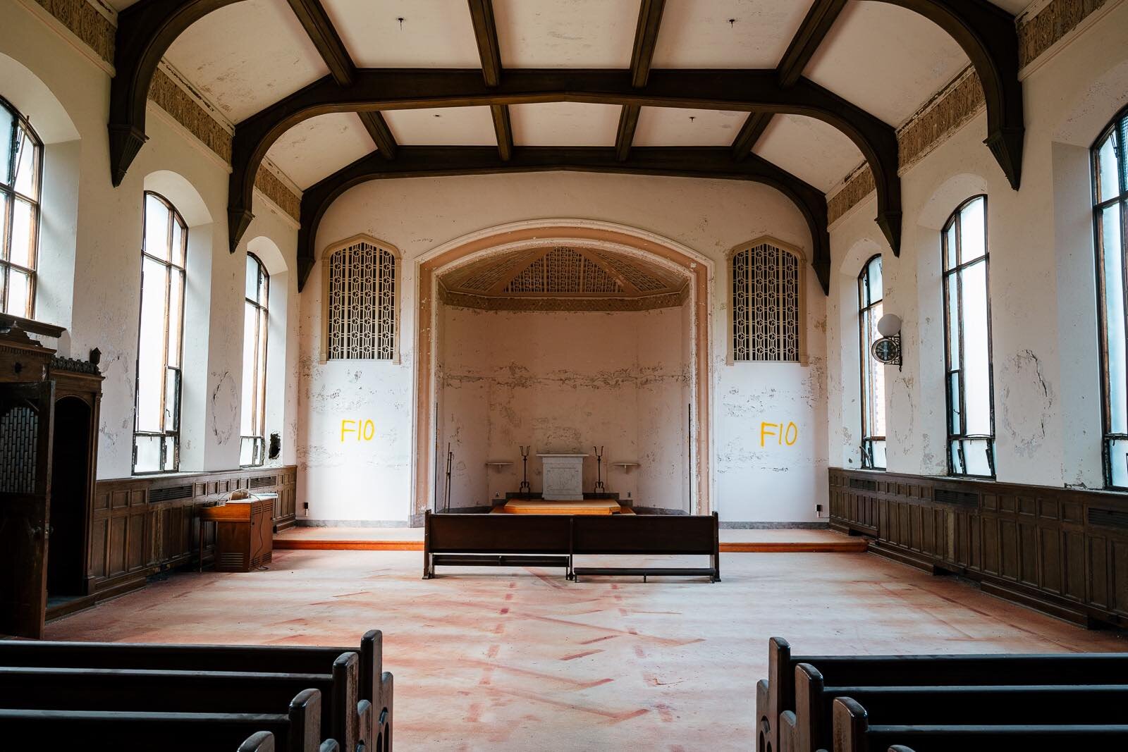 The chapel of St. Mary's Academy