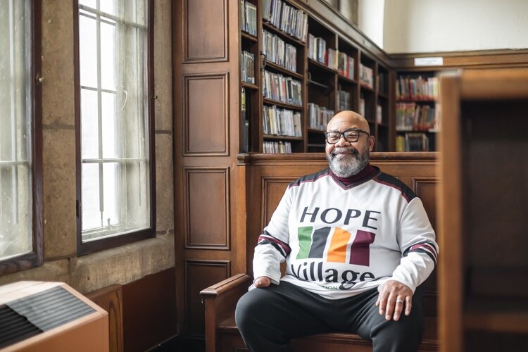 Jeffrey Jones, executive director of HOPE Village Revitalization, and long-time neighborhood resident