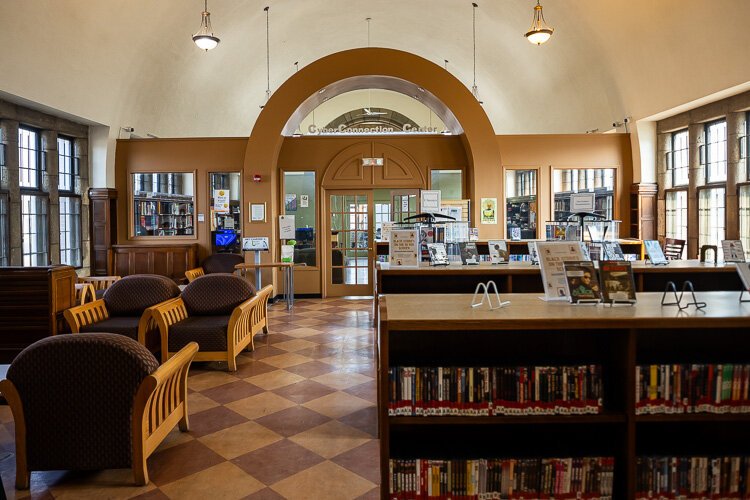 Parkman is a popular Detroit Public Library branch, second only to the main branch