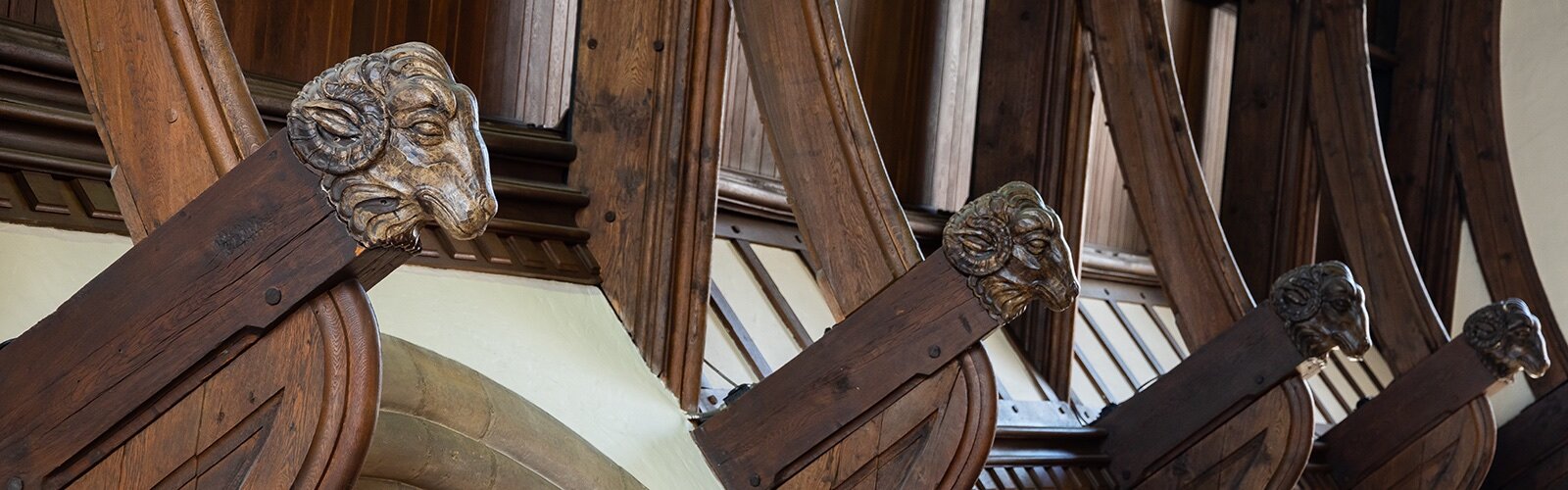 Architectural details at Detroit Public Library's Parkman Branch